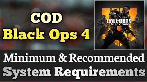 r/blackops4|black ops 4 system requirements.